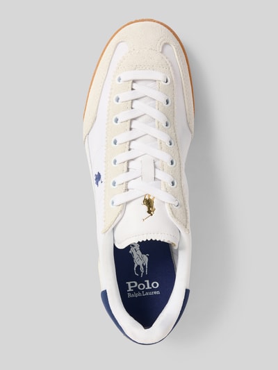 Polo Ralph Lauren Sneakers met labelstitching, model 'HESTER' Wit - 3