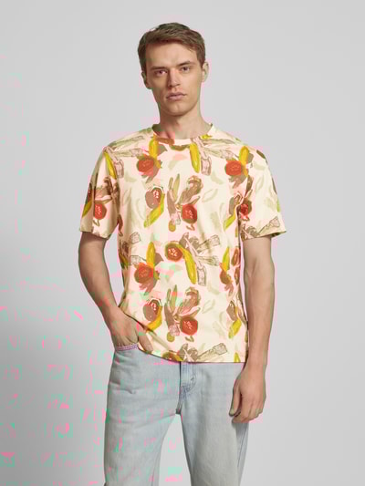 Jack & Jones T-Shirt mit Rundhalsausschnitt Modell 'VARENNA' Offwhite 4