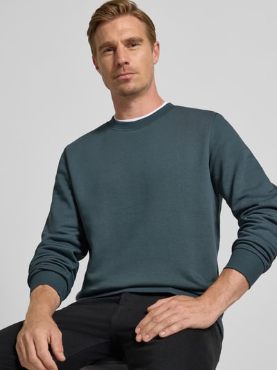 MCNEAL Regular Fit Sweatshirt aus Baumwoll-Mix mit Rundhalsausschnitt Anthrazit 3