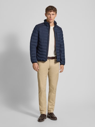 Tom Tailor Regular Fit Steppjacke mit Reißverschluss Marine 1