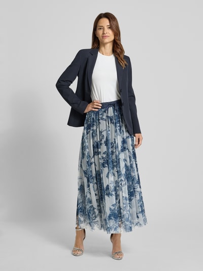 More & More Maxirock aus Tüll mit elastischem Bund Marine 1