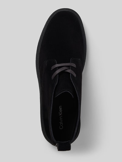 CK Calvin Klein Schnürschuhe aus echtem Leder Modell 'Desert' Black 3