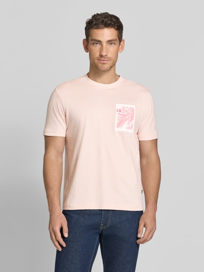 BOSS Orange Regular Fit T-Shirt aus reiner Baumwolle Modell 'TE_BOARD' Hellrosa 4