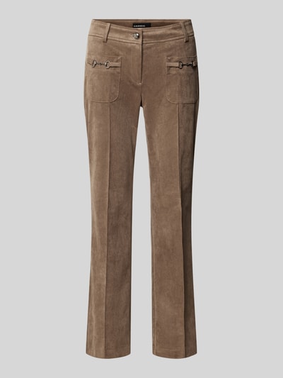 CAMBIO Hose in Leder-Optik Modell 'FARAH PATACHED POCKET' Mud 2