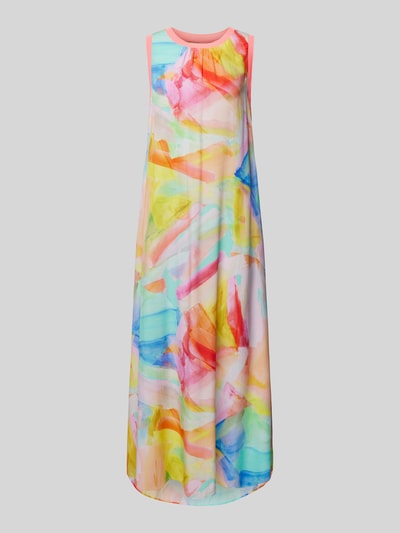 Emily Van den Bergh Maxi-jurk met all-over print Felroze - 2