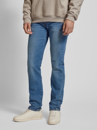 Levi's® Jeansy o kroju tapered fit z 5 kieszeniami model ‘502’ Jeansowy niebieski 4