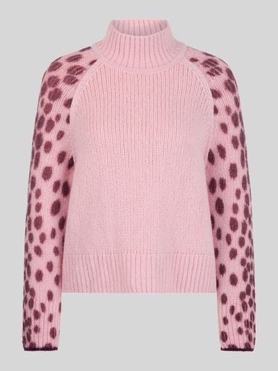 Marc Cain Pullover aus Alpakamix mit Logo-Detail Rose 2