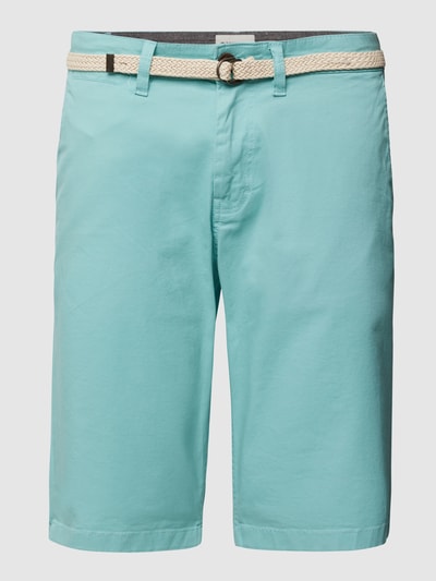 Tom Tailor Regular Fit Shorts mit Logo-Detail Aqua 2