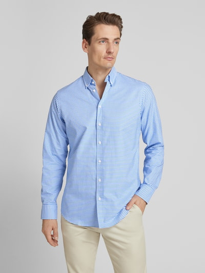 Christian Berg Men Regular Fit Business-Hemd mit Button-Down-Kragen Bleu 4