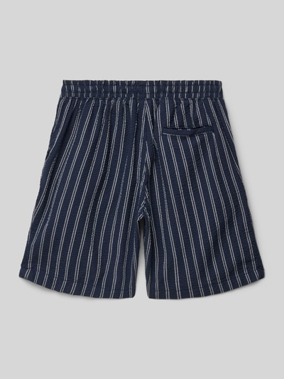 Jack & Jones Regular Fit Bermudas mit Streifenmuster Modell 'JAIDEN' Marine 3