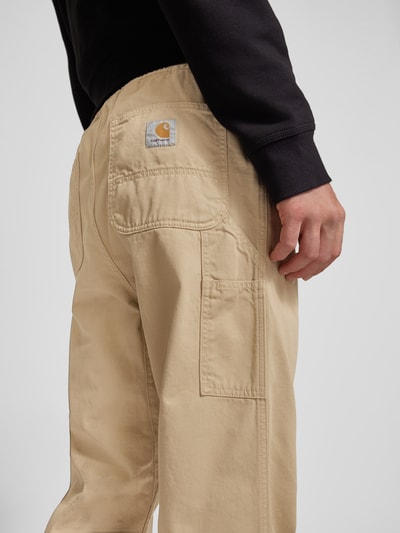 Carhartt Work In Progress Regular Fit Hose mit seitlichen Eingrifftaschen Modell 'FLINT' Beige 3