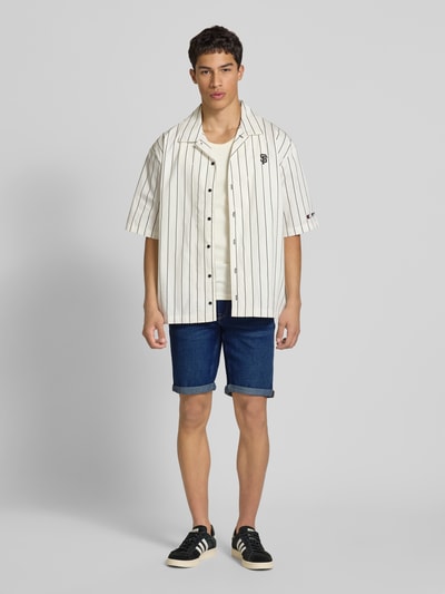 Only & Sons Regular Fit Jeansshorts aus Baumwoll-Mix Jeansblau 1