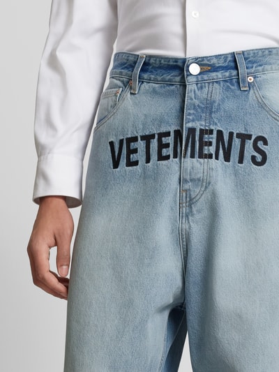 VETEMENTS Jeans mit 5-Pocket-Design Jeansblau 3