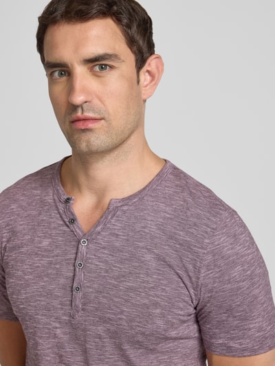 MCNEAL T-Shirt mit kurzer Knopfleiste Violett 3