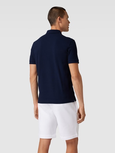 Lacoste Poloshirt mit Logo-Stitching Marine 5