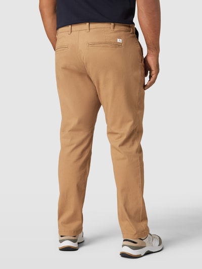 Jack & Jones Plus PLUS SIZE stoffen broek met knoop- en ritssluiting, model 'MARCO' Cognac - 5