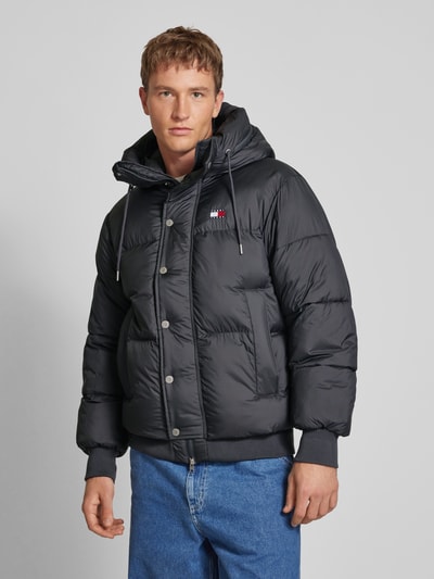 Tommy Jeans Steppjacke mit Label-Stitching Anthrazit 4