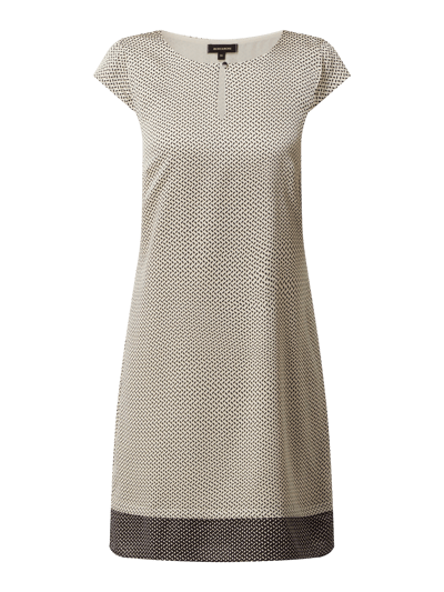 More & More Kleid mit Allover-Muster  Ecru 2