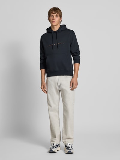 Jack & Jones Hoodie mit Label-Print Marine 1