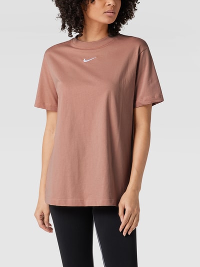 Nike Loose Fit T-Shirt mit Logo-Stitching Rose 4