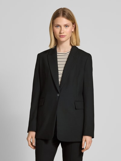 s.Oliver BLACK LABEL Żakiet z mieszanki wiskozy Czarny 4