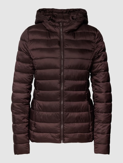 Montego Steppjacke mit Kapuze und Reißverschlusstaschen Schokobraun 2