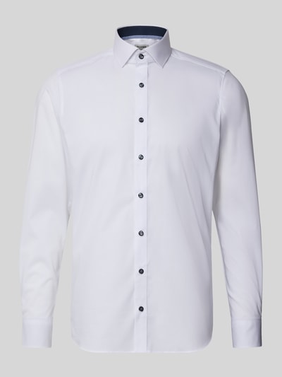 OLYMP Level 5 Slim Fit businessoverhemd in premiumkwaliteit Wit - 2