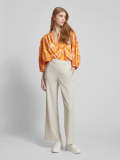 Oilily Blouse met tuniekkraag, model 'BARABAS' Oranje - 1