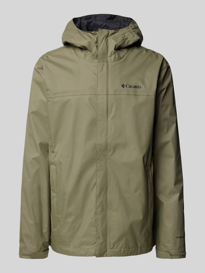 COLUMBIA Softshell-Jacke mit Label-Print Modell 'Watertight' Oliv 2