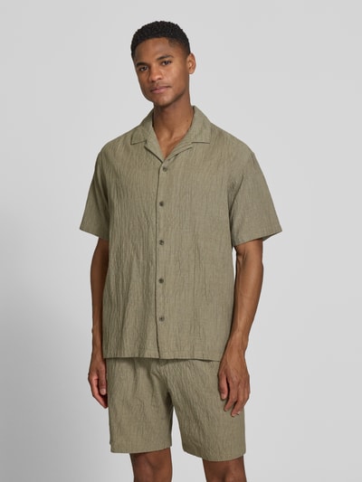JACK & JONES Premium Regular Fit Freizeithemd mit Reverskragen Oliv 4