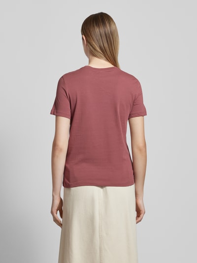 Only T-shirt z cekinowym obszyciem model ‘KITA’ Fiołkoworóżowy 5