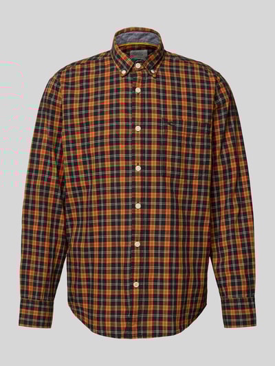 camel active Freizeithemd mit Knopfleiste Oliv 2