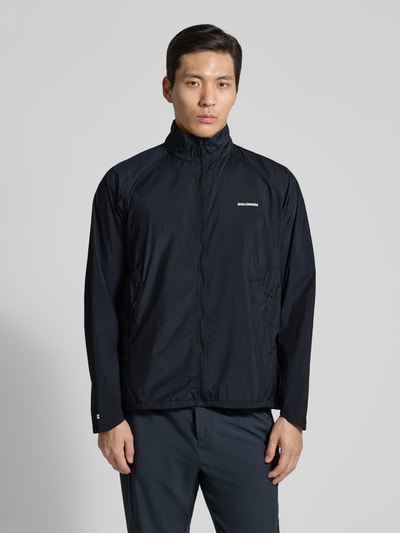 Salomon Jacke mit Stehkragen und Logo Black 4