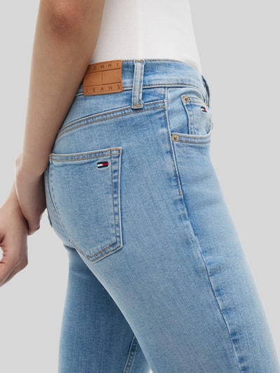 Tommy Jeans Skinny Fit Jeans aus Baumwoll-Mix Modell 'NORA' Hellblau 3