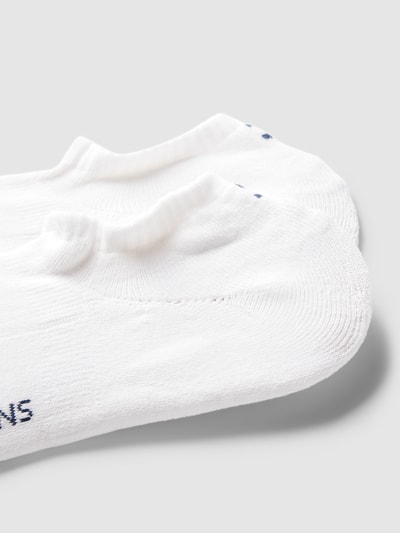 Tommy Jeans Skarpetki stopki z nadrukiem z logo w zestawie 2 szt. model ‘Iconic’ Biały 2