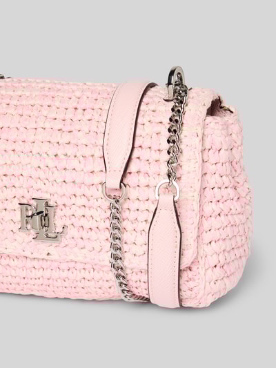 Lauren Ralph Lauren Schoudertas in gevlochten look, model 'SOPHEE' Rosé - 3