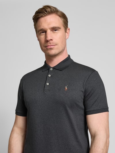 Polo Ralph Lauren Poloshirt mit Label-Stitching Black 3