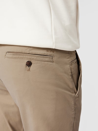 MCNEAL Super slim fit chino met gsm-vakje Beige - 3