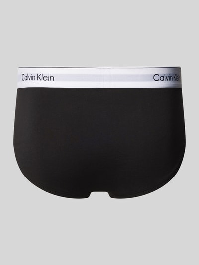 Calvin Klein Underwear Slipy z pasem z logo w zestawie 3 szt.  3