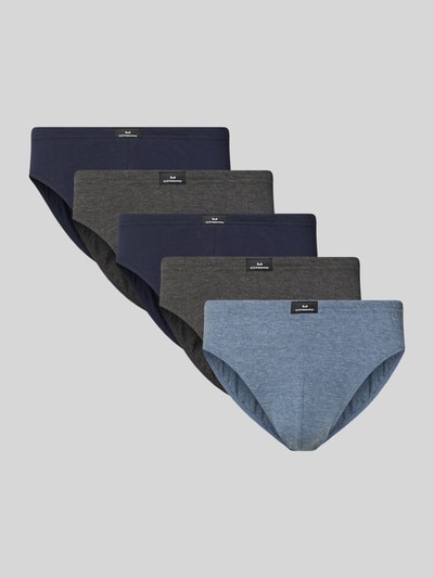 Götzburg Wäsche Slip met labeldetail in een set van 3 stuks Donkerblauw - 1