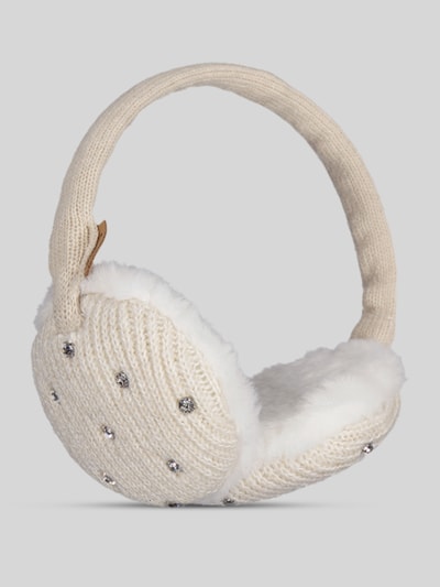 Barts Ohrenwärmer mit Strasssteinbesatz Modell 'Glitzzers' Offwhite 1