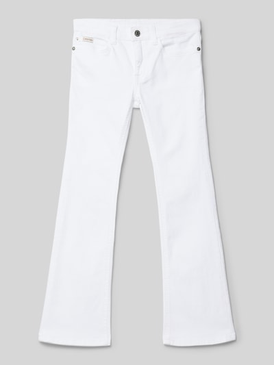 Calvin Klein Jeans Flared Jeans im 5-Pocket-Design Weiss 1