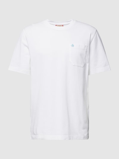 Scotch & Soda T-Shirt mit Brusttasche Weiss 2
