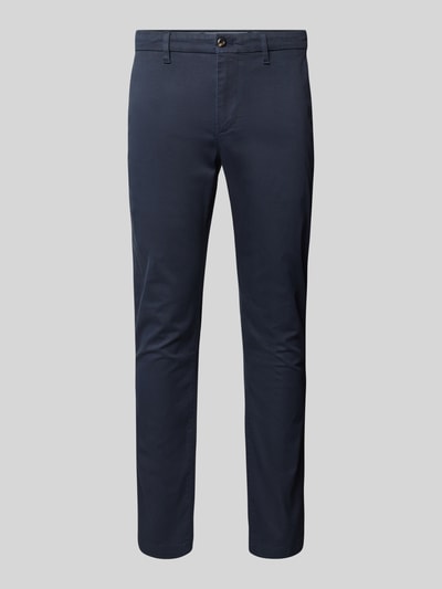 Tommy Hilfiger Slim Fit Chino mit Knopf- und Reißverschluss Modell 'BLEECKER' Marine 1