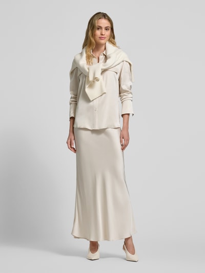 Style Icon Collection Fliegender Satin-Midirock - curated by Anouk Yve Ecru 1