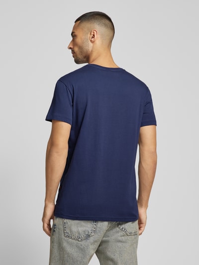 G-Star Raw T-shirt z nadrukiem z logo model ‘Base’ Błękitny 5