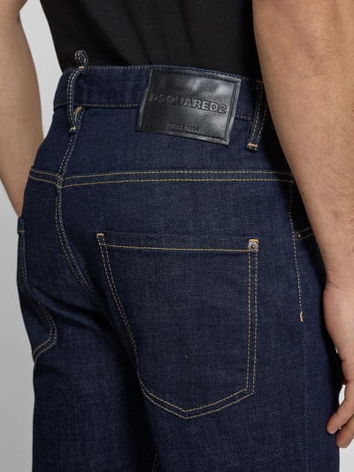 Dsquared2 Slim Fit Jeans mit Label-Detail Dunkelblau 3