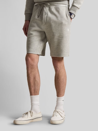 Polo Ralph Lauren Regular Fit Sweatshorts aus Baumwoll-Mix mit Logo-Stitching Anthrazit Melange 4
