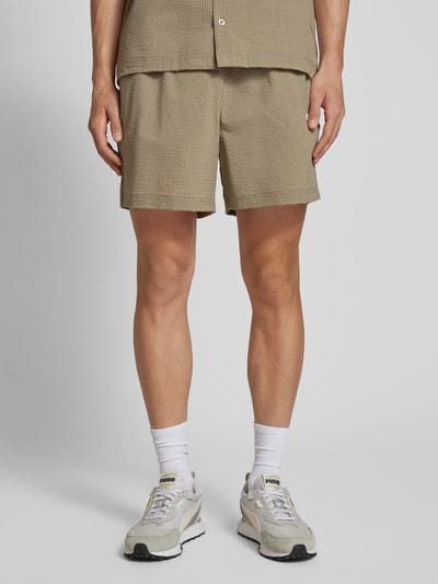 PUMA PERFORMANCE Shorts mit Label-Stitching Khaki 4