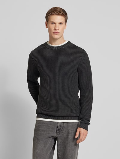 Jack & Jones Gebreide pullover met ronde hals Antraciet - 4